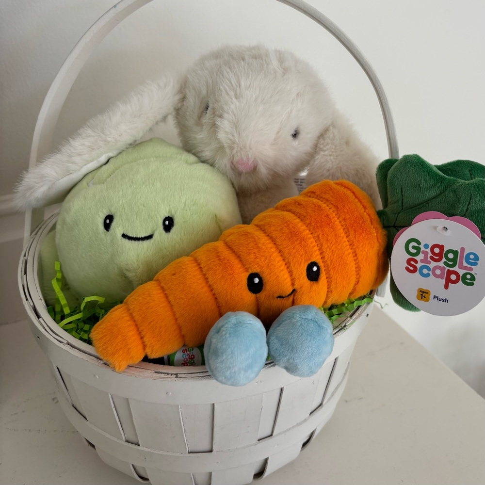 Easter Bunny 5.5” Gigglescape Plush Rabbit Stuffed Animal - Picture 5 of 10